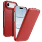 melkco Litchi Texture Vertical Flip Magnetic Genuine Leather Phone Case, For iPhone 17, For iPhone Air