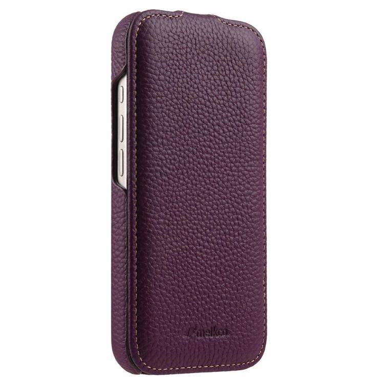 melkco Litchi Texture Vertical Flip Magnetic Genuine Leather Phone Case, For iPhone 18 Pro, For iPhone 18 Pro Max, For iPhone 17 Pro Max, For iPhone 17 Pro