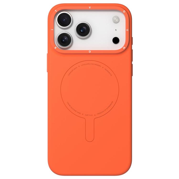 YOUNGKIT Morandi Series Magnetic Liquid Silicone PC Phone Case, For iPhone 18 Pro / 17 Pro, For iPhone 18 Pro Max / 17 Pro Max, For iPhone 17, For iPhone Air