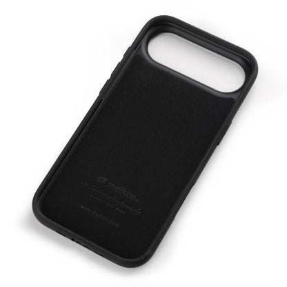 melkco Litchi Texture Full Coverage Genuine Leather Hybrid PC Phone Case, For iPhone Air, For iPhone 16 Pro Max, For iPhone 16 Pro