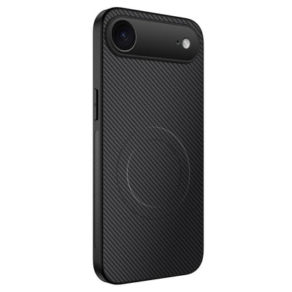 WANLONFENG TQ Series Magnetic Carbon Fiber Texture PC Hybrid TPU Phone Case, For iPhone 17e / 16e, For iPhone 17 Pro Max, For iPhone 17 Pro, For iPhone 17, For iPhone Air, For iPhone 16 Pro Max