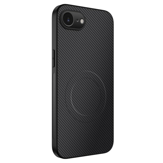 WANLONFENG TQ Series Magnetic Carbon Fiber Texture PC Hybrid TPU Phone Case, For iPhone 17e / 16e, For iPhone 17 Pro Max, For iPhone 17 Pro, For iPhone 17, For iPhone Air, For iPhone 16 Pro Max