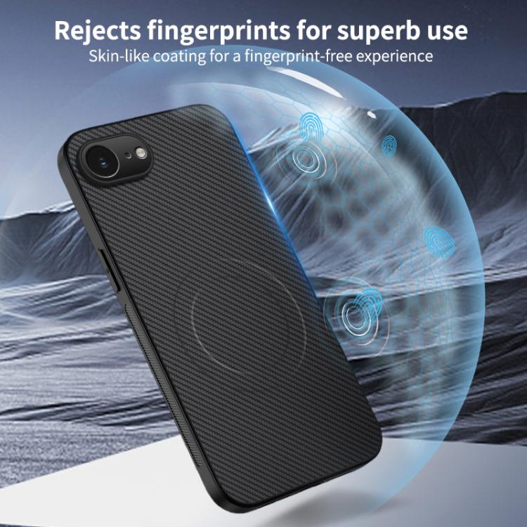 WANLONFENG TQ Series Magnetic Carbon Fiber Texture PC Hybrid TPU Phone Case, For iPhone 17e / 16e, For iPhone 17 Pro Max, For iPhone 17 Pro, For iPhone 17, For iPhone Air, For iPhone 16 Pro Max
