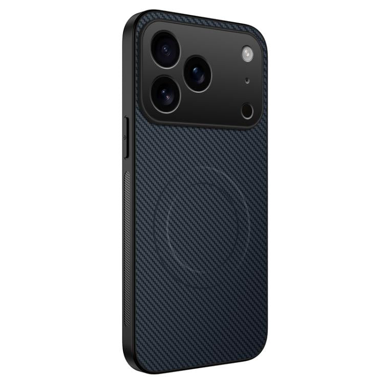 WANLONFENG TQ Series Magnetic Carbon Fiber Texture PC Hybrid TPU Phone Case, For iPhone 17e / 16e, For iPhone 17 Pro Max, For iPhone 17 Pro, For iPhone 17, For iPhone Air, For iPhone 16 Pro Max