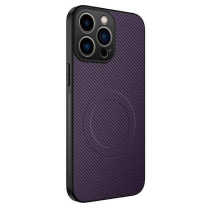 WANLONFENG TQ Series Magnetic Carbon Fiber Texture PC Hybrid TPU Phone Case, For iPhone 16 Pro, For iPhone 16, For iPhone 15 Pro Max, For iPhone 15 Pro, For iPhone 15, For iPhone 14