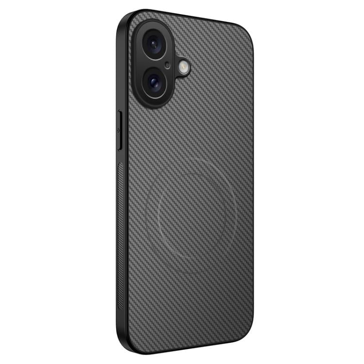 WANLONFENG TQ Series Magnetic Carbon Fiber Texture PC Hybrid TPU Phone Case, For iPhone 16 Pro, For iPhone 16, For iPhone 15 Pro Max, For iPhone 15 Pro, For iPhone 15, For iPhone 14