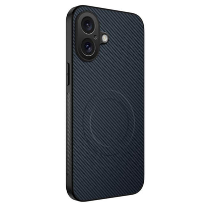 WANLONFENG TQ Series Magnetic Carbon Fiber Texture PC Hybrid TPU Phone Case, For iPhone 16 Pro, For iPhone 16, For iPhone 15 Pro Max, For iPhone 15 Pro, For iPhone 15, For iPhone 14
