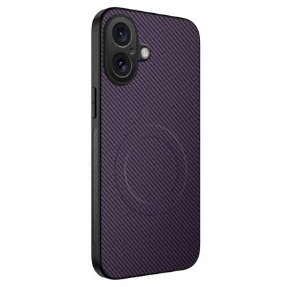 WANLONFENG TQ Series Magnetic Carbon Fiber Texture PC Hybrid TPU Phone Case, For iPhone 16 Pro, For iPhone 16, For iPhone 15 Pro Max, For iPhone 15 Pro, For iPhone 15, For iPhone 14