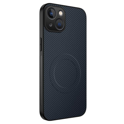 WANLONFENG TQ Series Magnetic Carbon Fiber Texture PC Hybrid TPU Phone Case, For iPhone 16 Pro, For iPhone 16, For iPhone 15 Pro Max, For iPhone 15 Pro, For iPhone 15, For iPhone 14