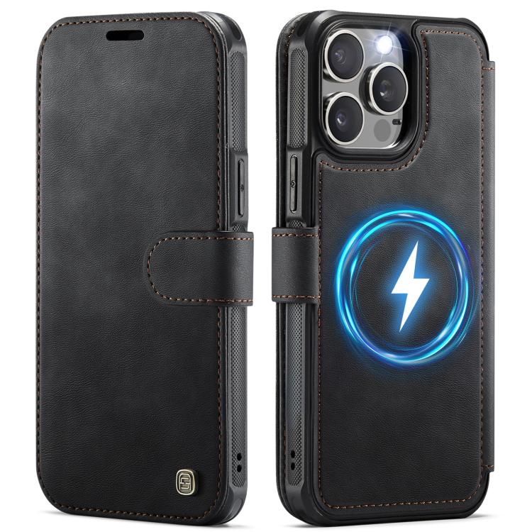 AutSpace A15 Retro Magnetic Clasp Vegan Leather Phone Case, For iPhone 13 Pro Max, For iPhone 13 Pro, For iPhone 12 / 12 Pro, For iPhone 12 Pro Max