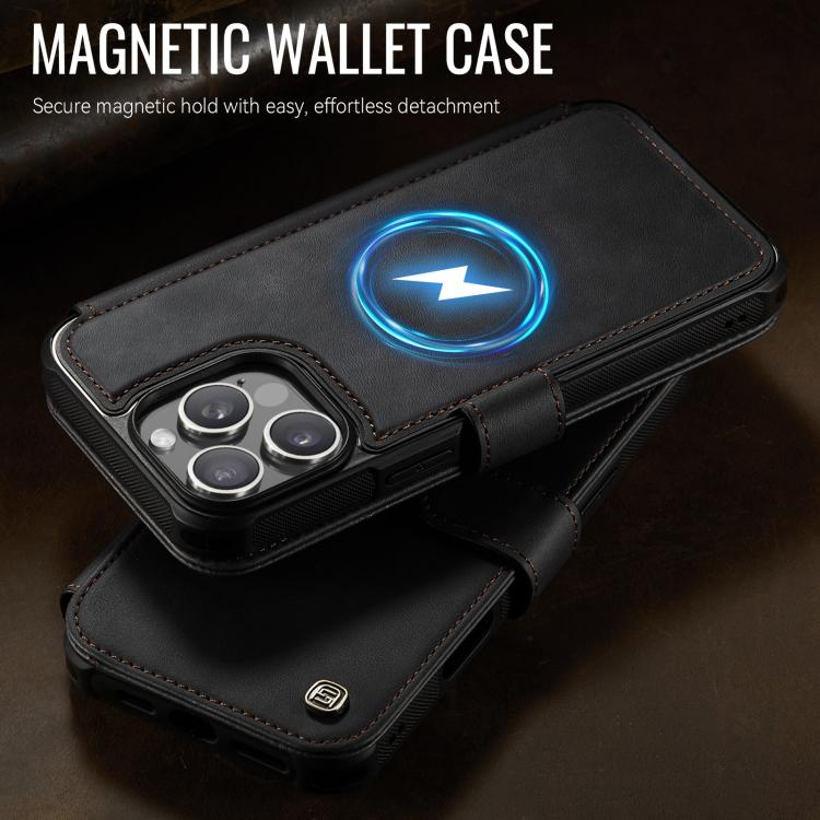 AutSpace A15 Retro Magnetic Clasp Vegan Leather Phone Case, For iPhone 13 Pro Max, For iPhone 13 Pro, For iPhone 12 / 12 Pro, For iPhone 12 Pro Max