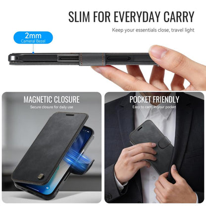 AutSpace A15 Retro Magnetic Clasp Vegan Leather Phone Case, For iPhone 16, For iPhone 15 Pro Max, For iPhone 15 Pro, For iPhone 15 Plus / 14 Plus