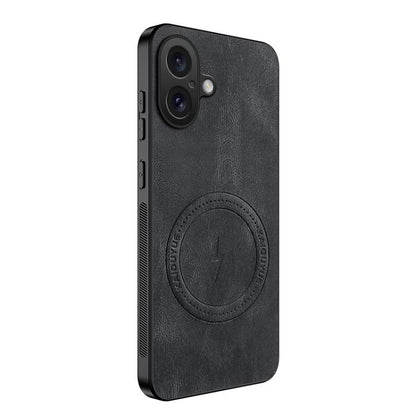 WANLONFENG SD Series Nappa Texture Magnetic Phone Case, For iPhone 16 Pro Max, For iPhone 16 Pro, For iPhone 16, For iPhone 15 Pro Max, For iPhone 15 Pro, For iPhone 15