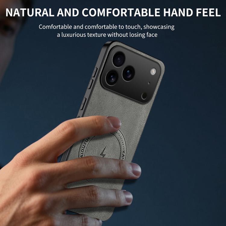 WANLONFENG SD Series Nappa Texture Magnetic Phone Case, For iPhone 18 Pro, For iPhone 18 Pro Max, For iPhone 17 Pro Max, For iPhone 17 Pro, For iPhone 17, For iPhone Air