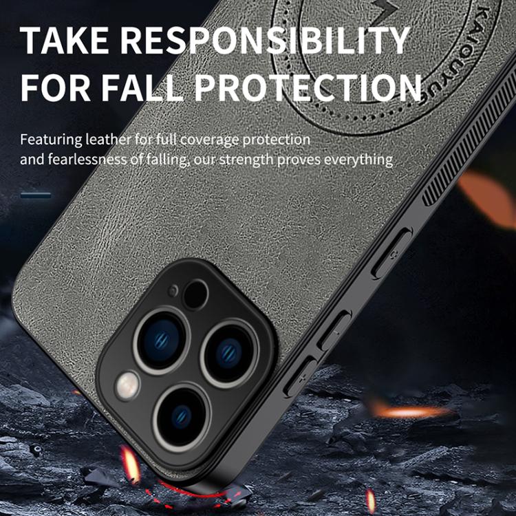 WANLONFENG Nappa Texture Magnetic Phone Case with 2pcs Screen Films, iPhone 16 Pro Max, For iPhone 16 Pro, For iPhone 16, For iPhone 15 Pro Max, For iPhone 15 Pro, For iPhone 15