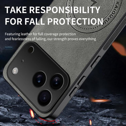 WANLONFENG Nappa Texture Magnetic Phone Case with 2pcs Screen Films, For iPhone 18 Pro, For iPhone 18 Pro Max, For iPhone 17 Pro Max, For iPhone 17 Pro, For iPhone 17, For iPhone Air