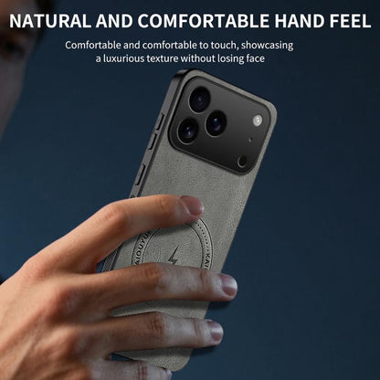 WANLONFENG Nappa Texture Magnetic Phone Case with 2pcs Screen Films, For iPhone 18 Pro, For iPhone 18 Pro Max, For iPhone 17 Pro Max, For iPhone 17 Pro, For iPhone 17, For iPhone Air