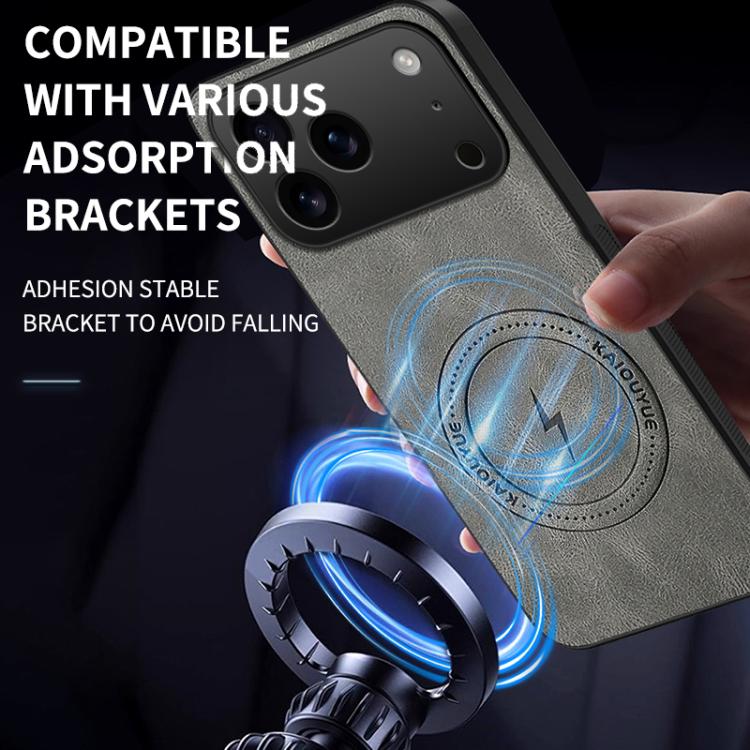 WANLONFENG Nappa Texture Magnetic Phone Case with 2pcs Screen Films, For iPhone 18 Pro, For iPhone 18 Pro Max, For iPhone 17 Pro Max, For iPhone 17 Pro, For iPhone 17, For iPhone Air