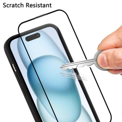 WANLONFENG Ring Kickstand Phone Case with Screen Protector, For iPhone 16 Pro Max, For iPhone 16 Pro, For iPhone 16, For iPhone 15 Pro Max