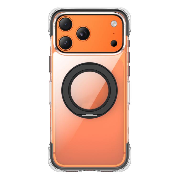 GEBEI Vacuum Airbag TPU + Acrylic 360 Rotating Bracket Magnetic Shockproof Phone Case, For iPhone 18 Pro / 17 Pro, For iPhone 18 Pro Max / 17 Pro Max, For iPhone 17