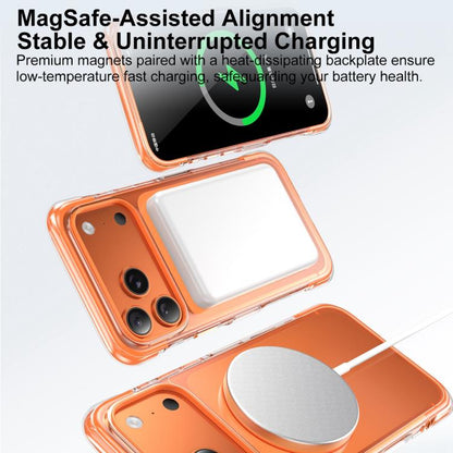 GEBEI Vacuum Airbag TPU + Acrylic 360 Rotating Bracket Magnetic Shockproof Phone Case, For iPhone 18 Pro / 17 Pro, For iPhone 18 Pro Max / 17 Pro Max, For iPhone 17