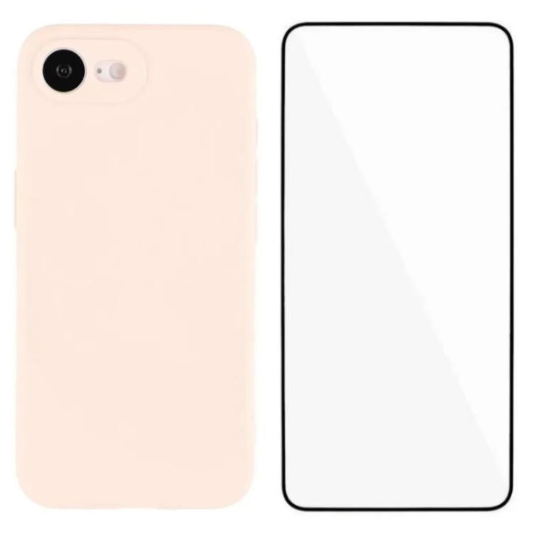 WANLONFENG Square Edge Soft TPU Phone Case with Screen Protector, For iPhone 17e / 16e, For iPhone 17 Pro Max, For iPhone 17 Pro, For iPhone 17, For iPhone Air
