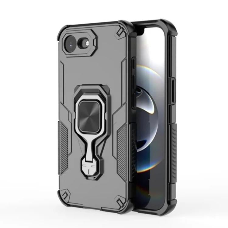 WANLONFENG Metal Kickstand Phone Case with Screen Protector, For iPhone 17e / 16e, For iPhone 17 Pro Max, For iPhone 17 Pro, For iPhone 17