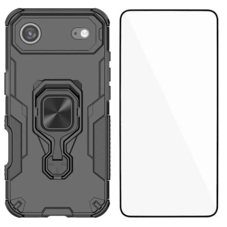 WANLONFENG Metal Kickstand Phone Case with Screen Protector, For iPhone Air, For iPhone 16 Pro Max, For iPhone 16 Pro, For iPhone 16