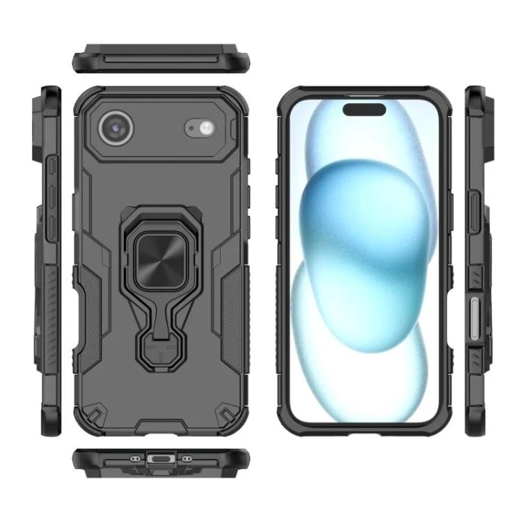 WANLONFENG Metal Kickstand Phone Case with Screen Protector, For iPhone Air, For iPhone 16 Pro Max, For iPhone 16 Pro, For iPhone 16