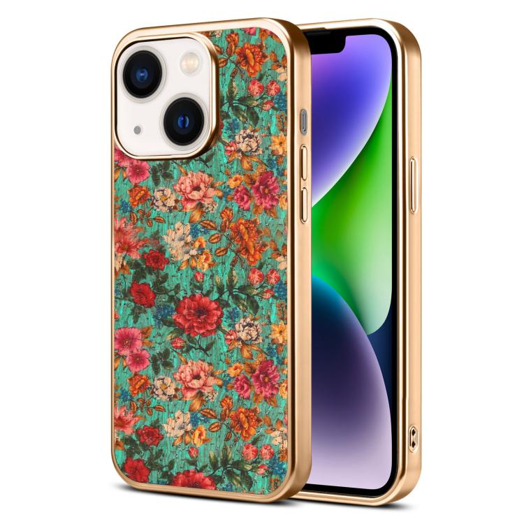 Denior Peony Series Electroplated Magnetic Phone Case, For iPhone 16 Plus, For iPhone 16, For iPhone 15 Pro Max, For iPhone 15 Pro, For iPhone 15 Plus / 14 Plus, For iPhone 15