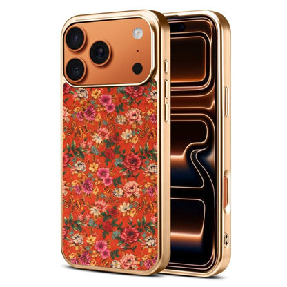 Denior Peony Series Electroplated Magnetic Phone Case, For iPhone 18 Pro / 17 Pro, For iPhone 18 Pro Max / 17 Pro Max, For iPhone 17, For iPhone Air, For iPhone 16 Pro Max, For iPhone 16 Pro