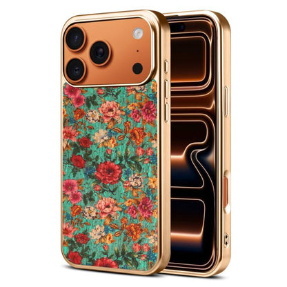 Denior Peony Series Electroplated Magnetic Phone Case, For iPhone 18 Pro / 17 Pro, For iPhone 18 Pro Max / 17 Pro Max, For iPhone 17, For iPhone Air, For iPhone 16 Pro Max, For iPhone 16 Pro