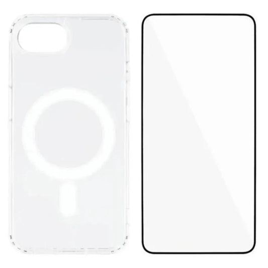 WANLONFENG High-Transparency Magnetic Acrylic Phone Case with Screen Protector, For iPhone 17e / 16e, For iPhone 17 Pro Max, For iPhone 17 Pro, For iPhone 17, For iPhone Air, For iPhone 16 Pro Max, For iPhone 16 Pro, For iPhone 15 Pro Max              ...
