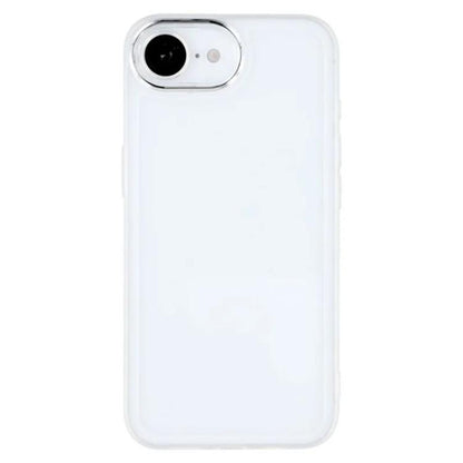 WANLONFENG Electroplated Frame Translucent TPU Phone Case with Screen Film, For iPhone 17e / 16e, For iPhone 17 Pro Max, For iPhone 17 Pro, For iPhone 17