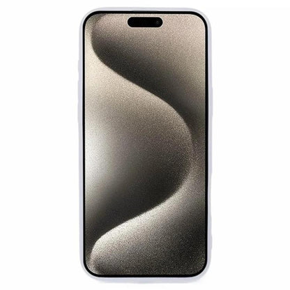 WANLONFENG Electroplated Frame Translucent TPU Phone Case with Screen Film, For iPhone 16 Pro, For iPhone 16