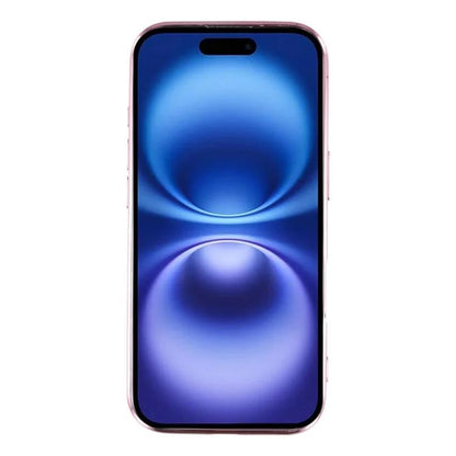 WANLONFENG CD Magnetic Electroplated TPU Phone Case with Screen Protector, For iPhone 16, For iPhone 15 Pro Max, For iPhone 15 Pro