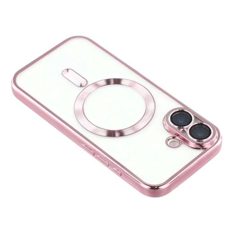 WANLONFENG CD Magnetic Electroplated TPU Phone Case with Screen Protector, For iPhone 16, For iPhone 15 Pro Max, For iPhone 15 Pro
