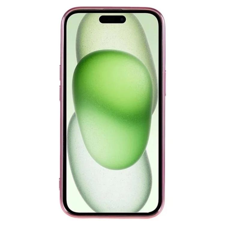 WANLONFENG CD Magnetic Electroplated TPU Phone Case with Screen Protector, For iPhone 15, For iPhone 14, For iPhone 14 Pro