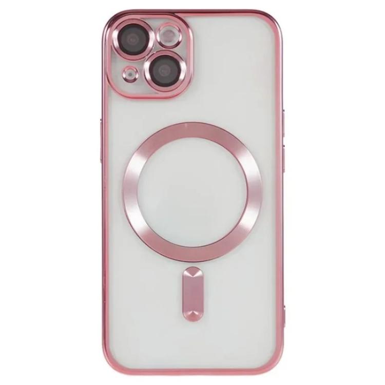 WANLONFENG CD Magnetic Electroplated TPU Phone Case with Screen Protector, For iPhone 13, For iPhone 12, For iPhone 12 Pro Max