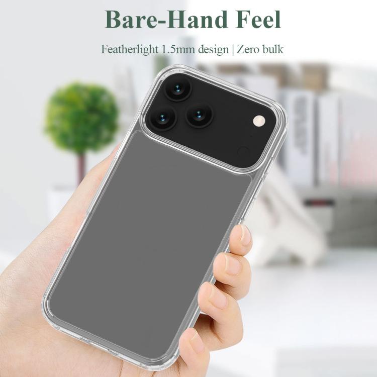 LeReach TOC Clear Series Dual-Composite Armor TPU + Acrylic Shockproof Phone Case, For iPhone 18 Pro / 17 Pro, For iPhone 18 Pro Max/17 Pro Max, For iPhone 17, For iPhone Air