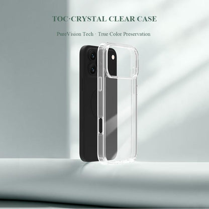 LeReach TOC Clear Series Dual-Composite Armor TPU + Acrylic Shockproof Phone Case, For iPhone 18 Pro / 17 Pro, For iPhone 18 Pro Max/17 Pro Max, For iPhone 17, For iPhone Air