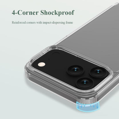LeReach TOC Clear Series Dual-Composite Armor TPU + Acrylic Shockproof Phone Case, For iPhone 18 Pro / 17 Pro, For iPhone 18 Pro Max/17 Pro Max, For iPhone 17, For iPhone Air