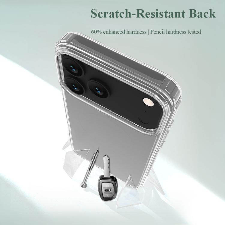LeReach TOC Clear Series Dual-Composite Armor TPU + Acrylic Shockproof Phone Case, For iPhone 18 Pro / 17 Pro, For iPhone 18 Pro Max/17 Pro Max, For iPhone 17, For iPhone Air