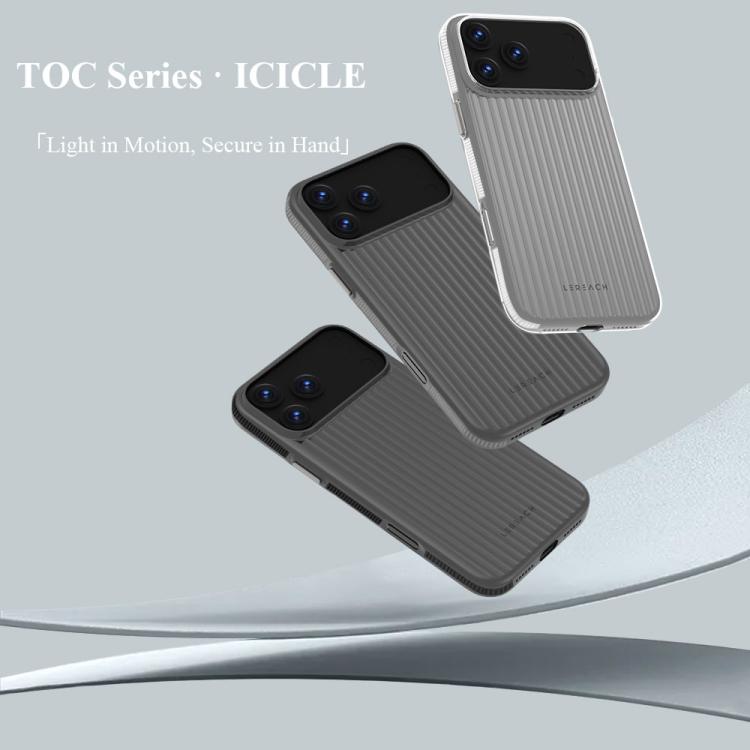 LeReach TOC Icicle Series Ice Mist Double-Sided Non-Slip Phone Case, For iPhone 18 Pro / 17 Pro, For iPhone 18 Pro Max / 17 Pro Max, For iPhone 17, For iPhone Air