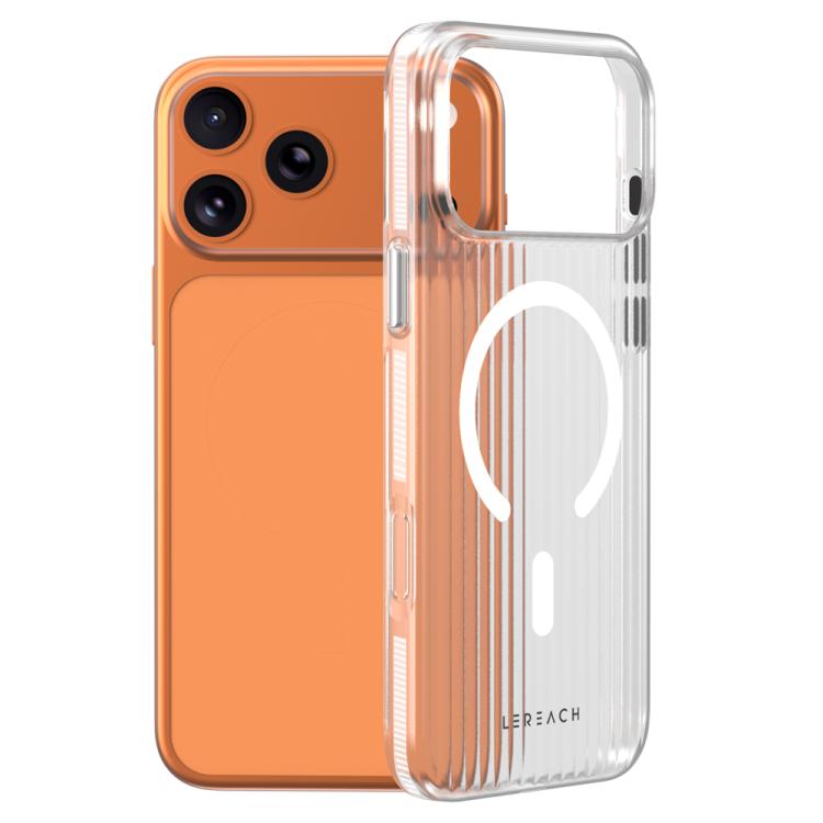 LeReach TOC Icicle Series Ice Mist Double-Sided Non-Slip Magnetic Phone Case, For iPhone 18 Pro / 17 Pro, For iPhone 18 Pro Max/17 Pro Max, For iPhone 17, For iPhone Air