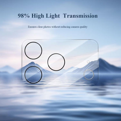 2pcs/Set LeReach TF Series 3D Full Coverage Version HD Wear-Resistant Camera Lens Glass Film, For iPhone 17 Pro, For iPhone 17, For iPhone Air