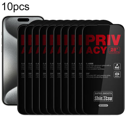 WK WTP-138 10pcs 6D Curved Dustproof Privacy Tempered Glass Film, For iPhone 17e / 16e / 14 / 13 Pro, For iPhone 17 Pro Max, For iPhone 17 Pro, For iPhone 17 / 16 Pro, For iPhone Air, For iPhone 16 Pro Max, For iPhone 16 Plus / 15 Plus, For iPhone 16 /...