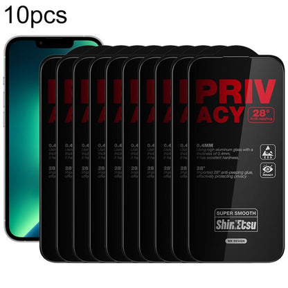 WK WTP-138 10pcs 6D Curved Dustproof Privacy Tempered Glass Film, For iPhone 17e / 16e / 14 / 13 Pro, For iPhone 17 Pro Max, For iPhone 17 Pro, For iPhone 17 / 16 Pro, For iPhone Air, For iPhone 16 Pro Max, For iPhone 16 Plus / 15 Plus, For iPhone 16 /...