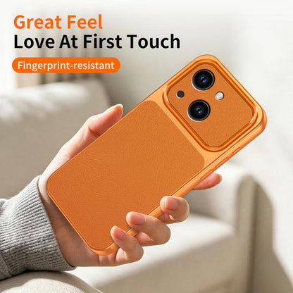 WANLONFENG Lambskin Texture PC TPU Phone Case with 2pcs Screen Films, For iPhone 13, For iPhone 12, For iPhone 12 Pro Max, For iPhone 12 Pro