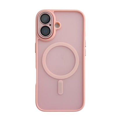 WANLONFENG Skin-feel Magnetic PC Hybrid TPU Phone Case with Screen Protector, For iPhone 17, For iPhone Air, For iPhone 16 Pro Max, For iPhone 16 Pro